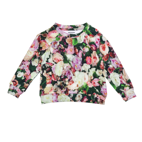 Unisex Romey Loves Lulu Peonies Sweatshirt Unisex Romey Loves Lulu Peonies Sweatshirt