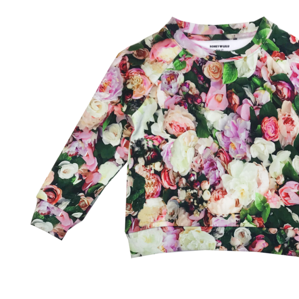 Unisex Romey Loves Lulu Peonies Sweatshirt Unisex Romey Loves Lulu Peonies Sweatshirt