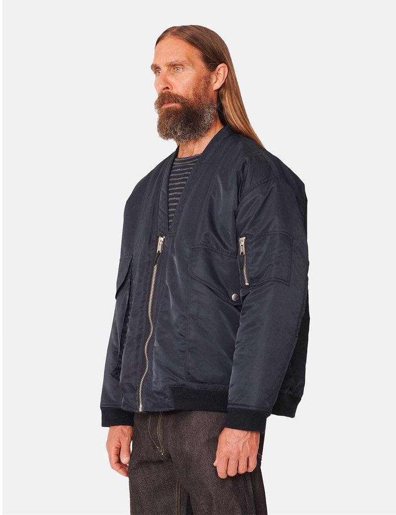 YMC paninaro bomber jacket MA-1 ブルゾン YMC Paninaro Bomber - Navy Blue | Garmentory