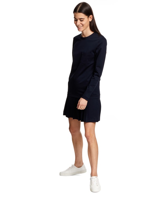 chocolate brown long sleeve mini dress Niella Long Sleeve Wrap Mini Dress