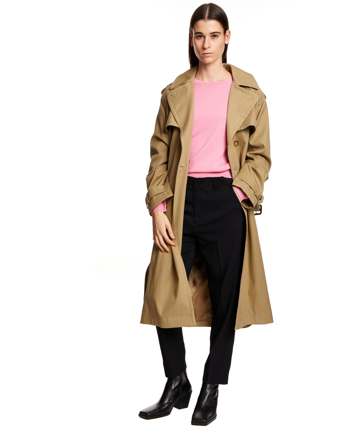 A.P.C｜Trench simone beigeトレンチコート COEFN-F01422 A.P.C. Simone Trench Coat - Beige | Garmentory