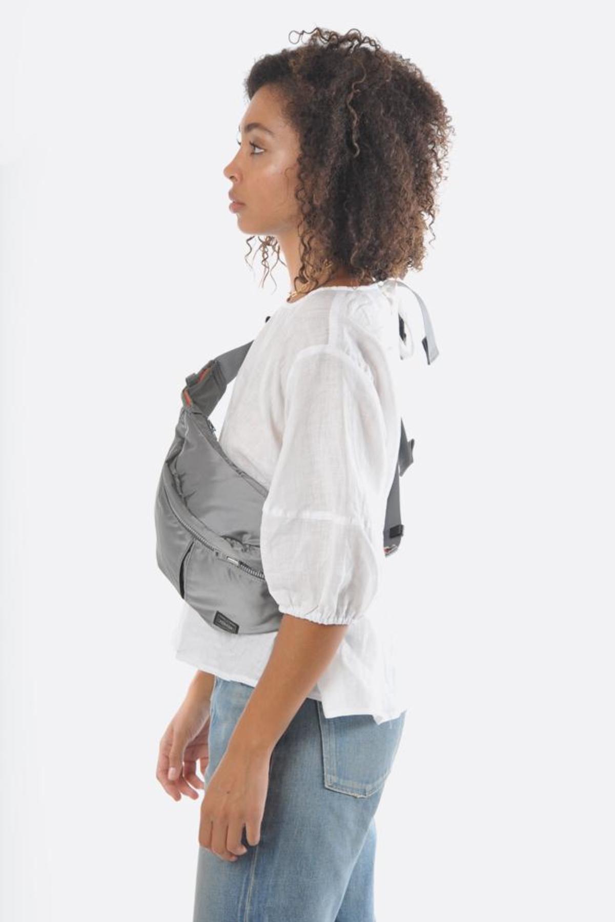 Porter Tanker Waist Bag - Silver Grey | Garmentory
