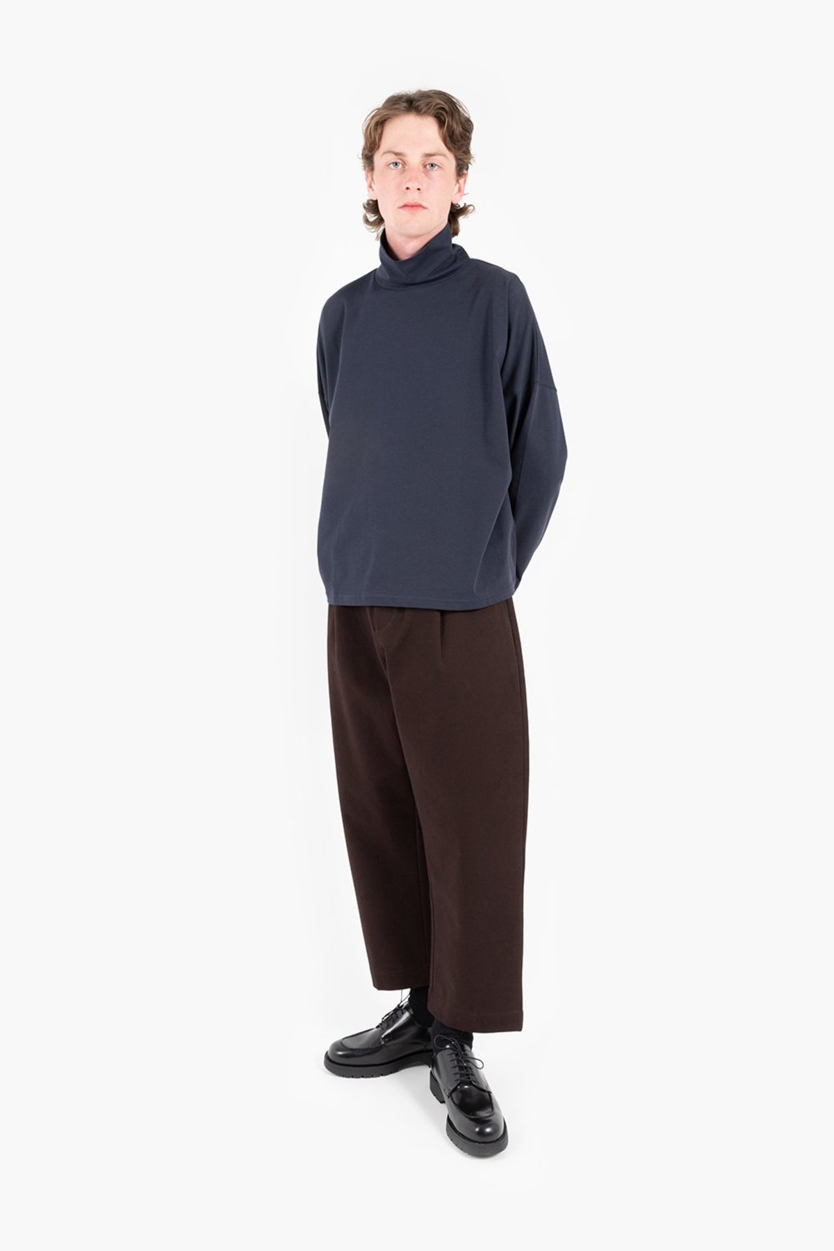 STUDIO NICHOLSON 「BIONDA」 Studio Nicholson Bionda Pant - Espresso | Garmentory
