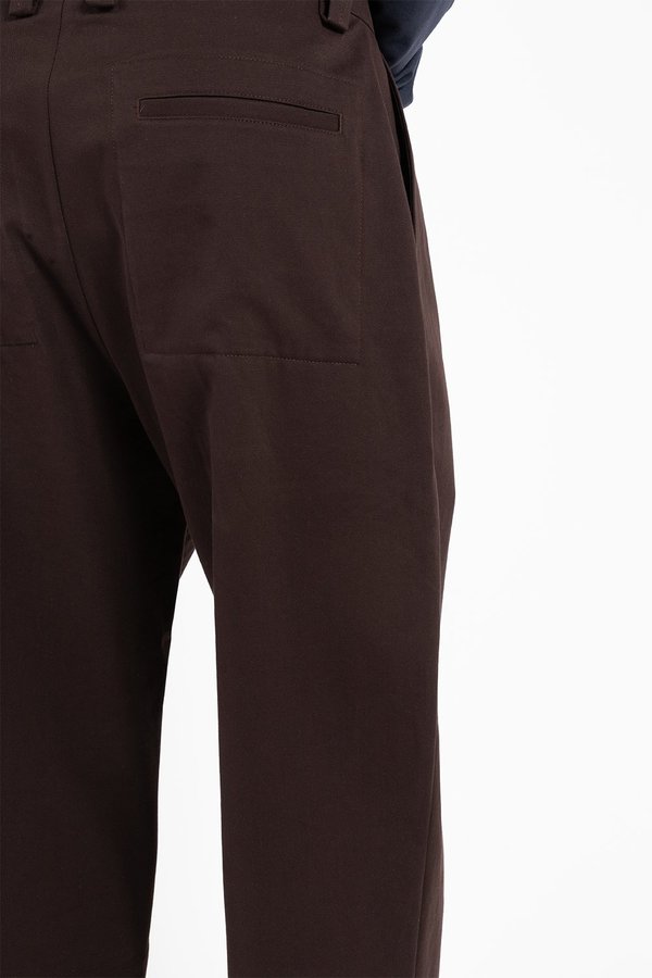 STUDIO NICHOLSON 「BIONDA」 Studio Nicholson Bionda Pant - Espresso | Garmentory