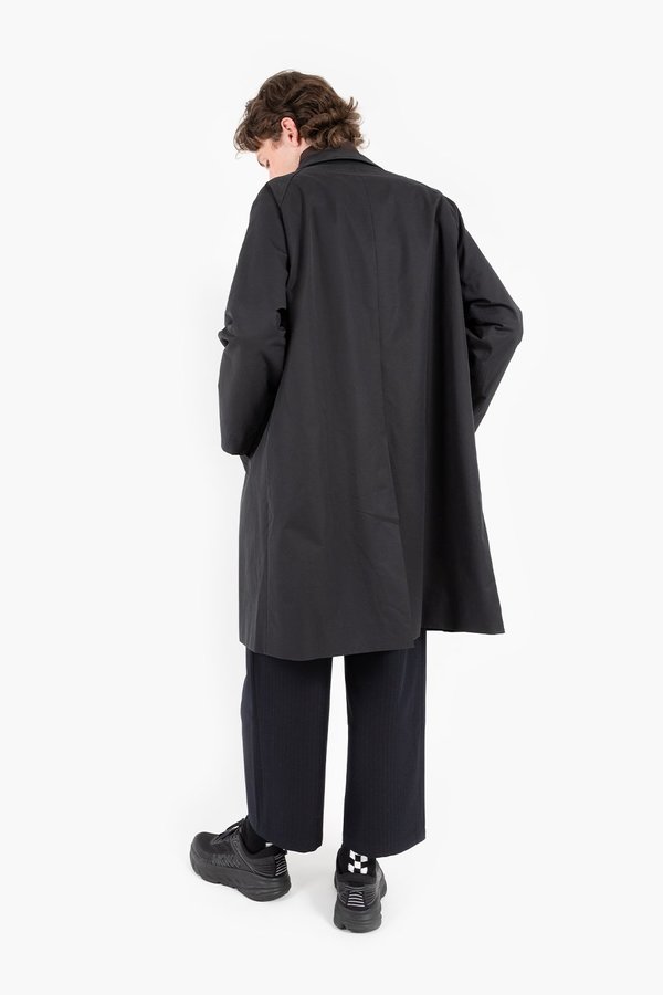 Studio Nicholson Romer Coat - Black | Garmentory Studio Nicholson Romer Coat - Black | Garmentory