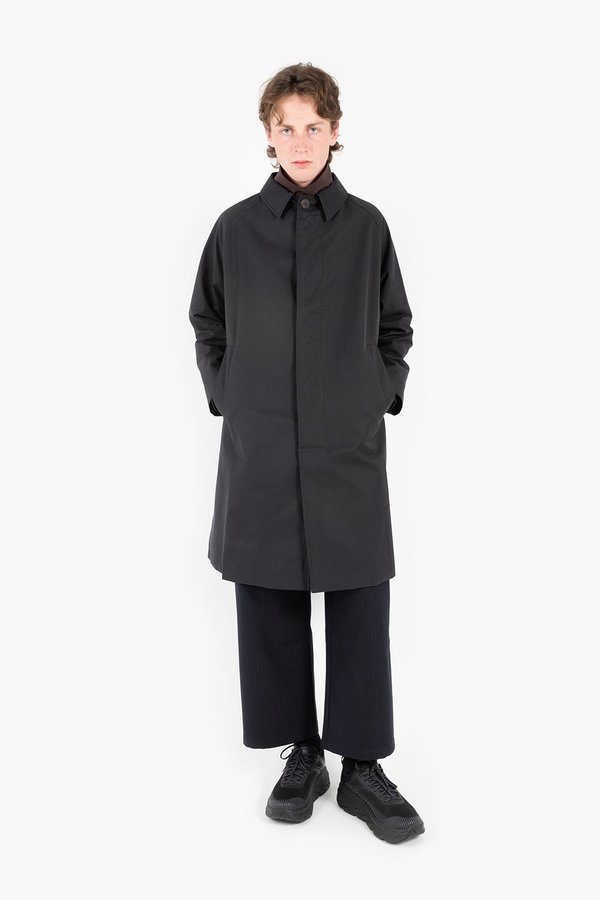 Studio Nicholson Romer Coat - Black | Garmentory Studio Nicholson Romer Coat - Black | Garmentory
