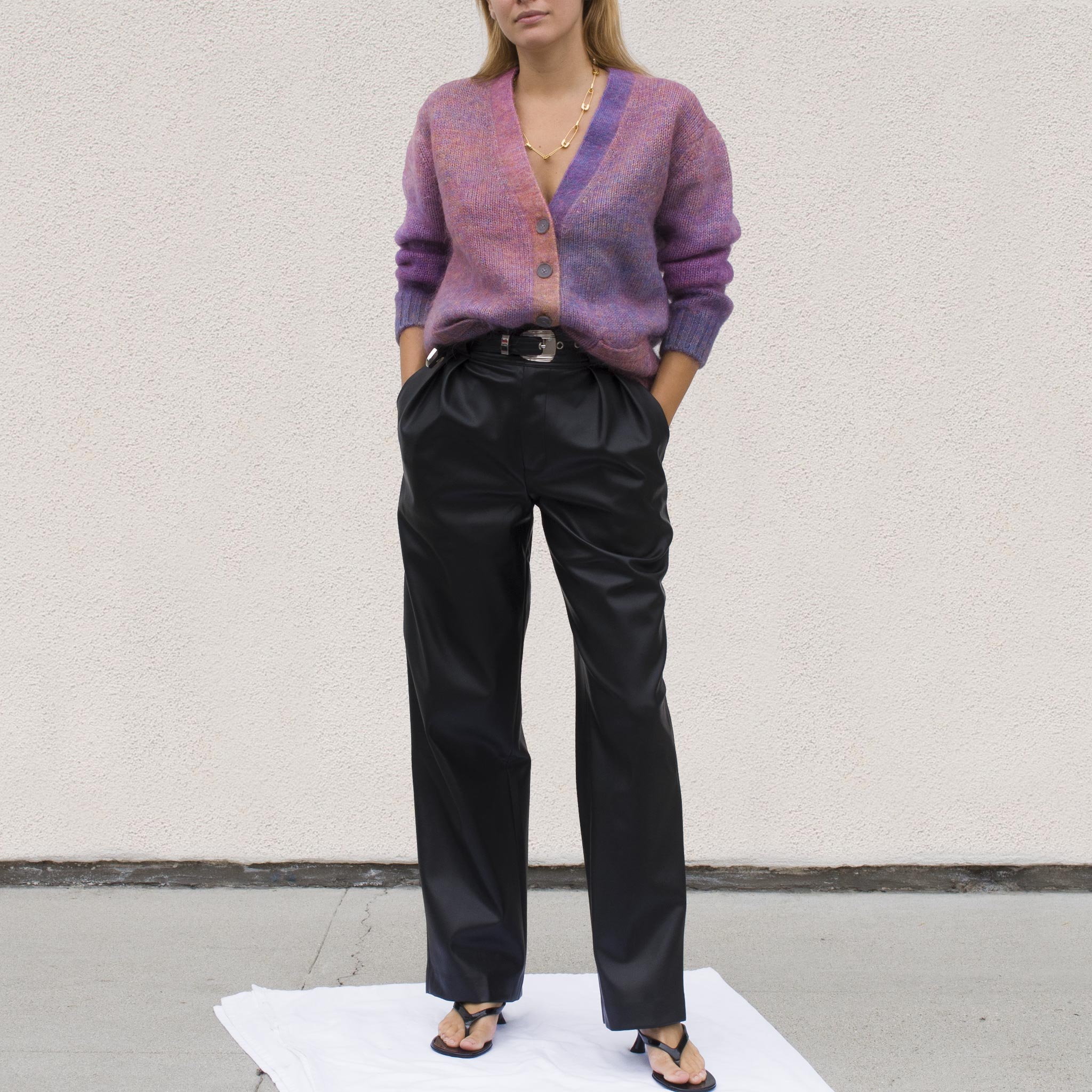 90s Oversized Cardigan - Space Dye 
