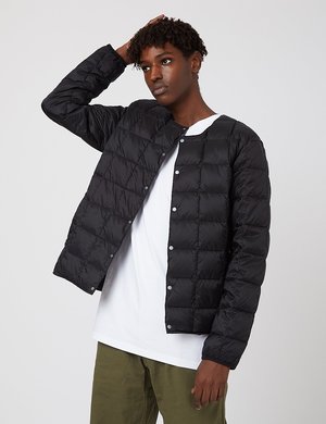 Taion Crew Neck Down Jacket - Black 