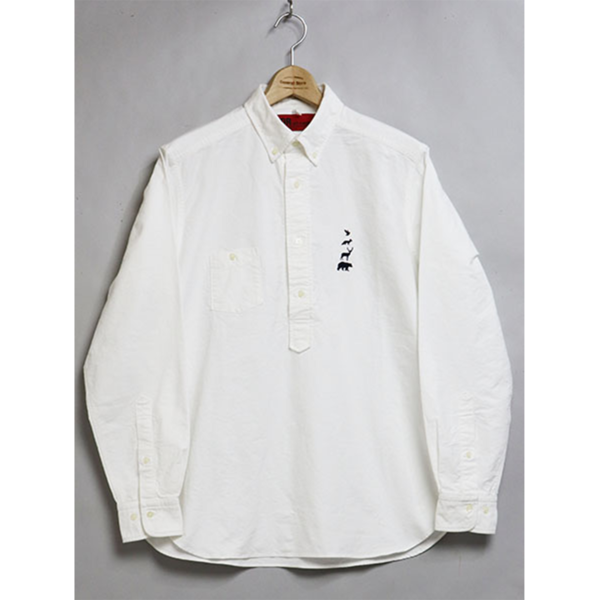 トップス Mountain Research B.D. Pullover Mountain Research Lefty B.D. Pullover Shirt - White | Garmentory