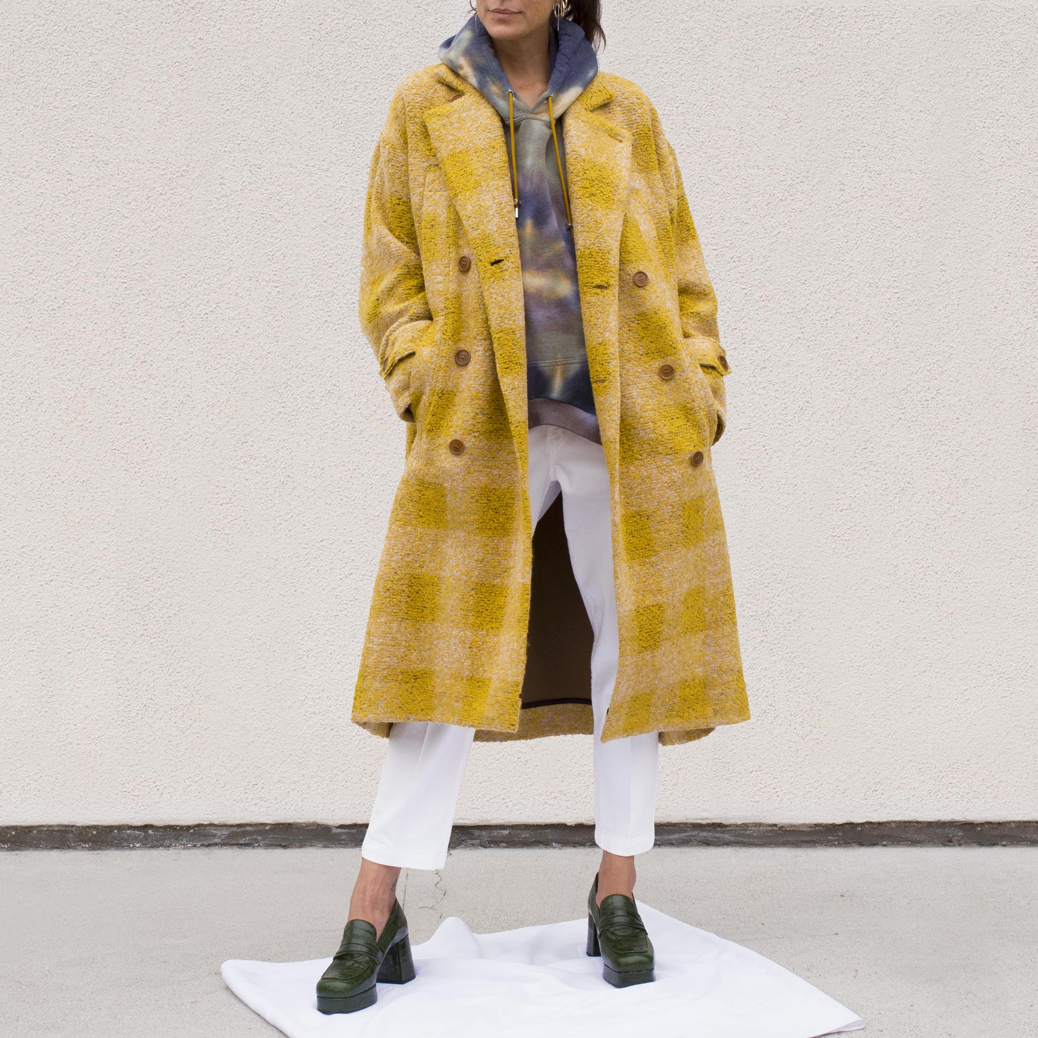Henrik Vibskov Plumber Long Coat - Yellow | Garmentory