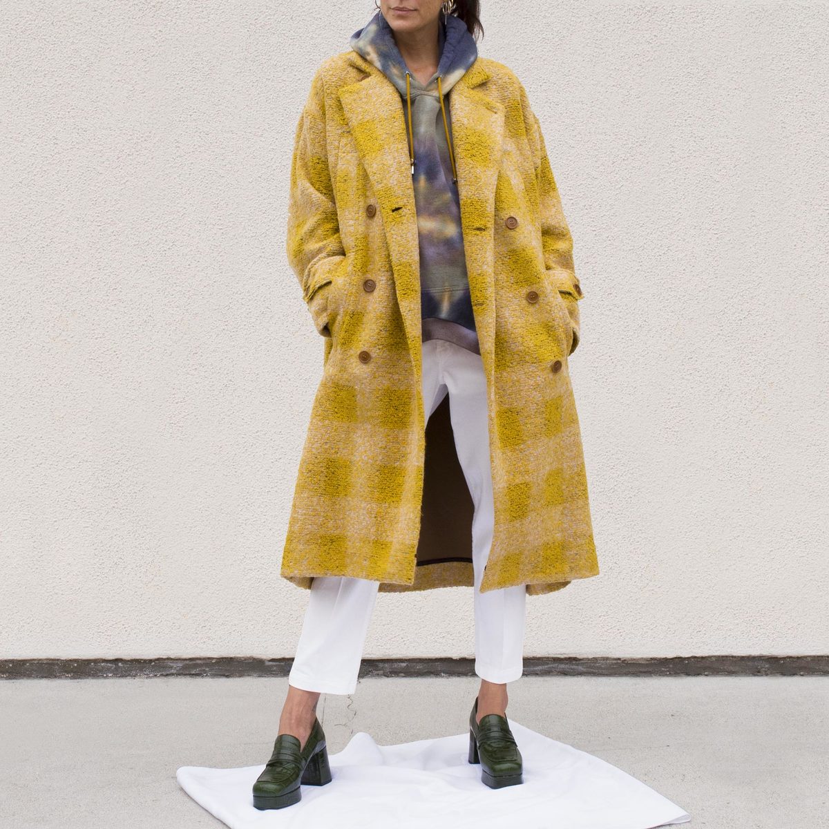 Henrik Vibskov Plumber Long Coat - Yellow | Garmentory