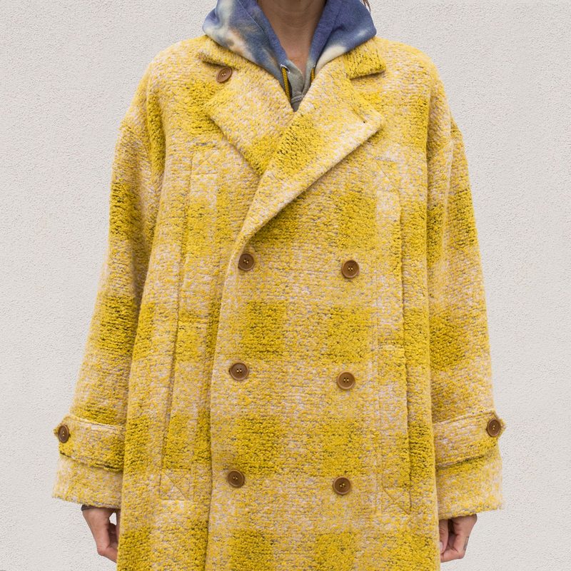 Henrik Vibskov Plumber Long Coat - Yellow | Garmentory 