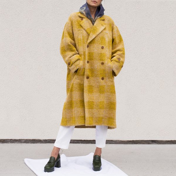 Henrik Vibskov Plumber Long Coat - Yellow | Garmentory
