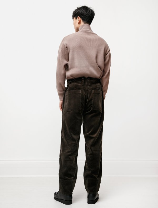 Margaret Howell MHL Wide Hem Trouser - Corduroy Mouse | Garmentory