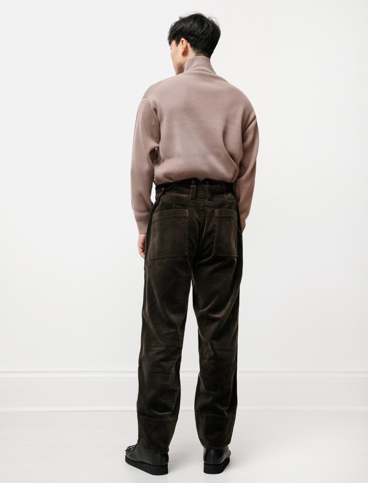 Margaret Howell MHL Wide Hem Trouser - Corduroy Mouse | Garmentory