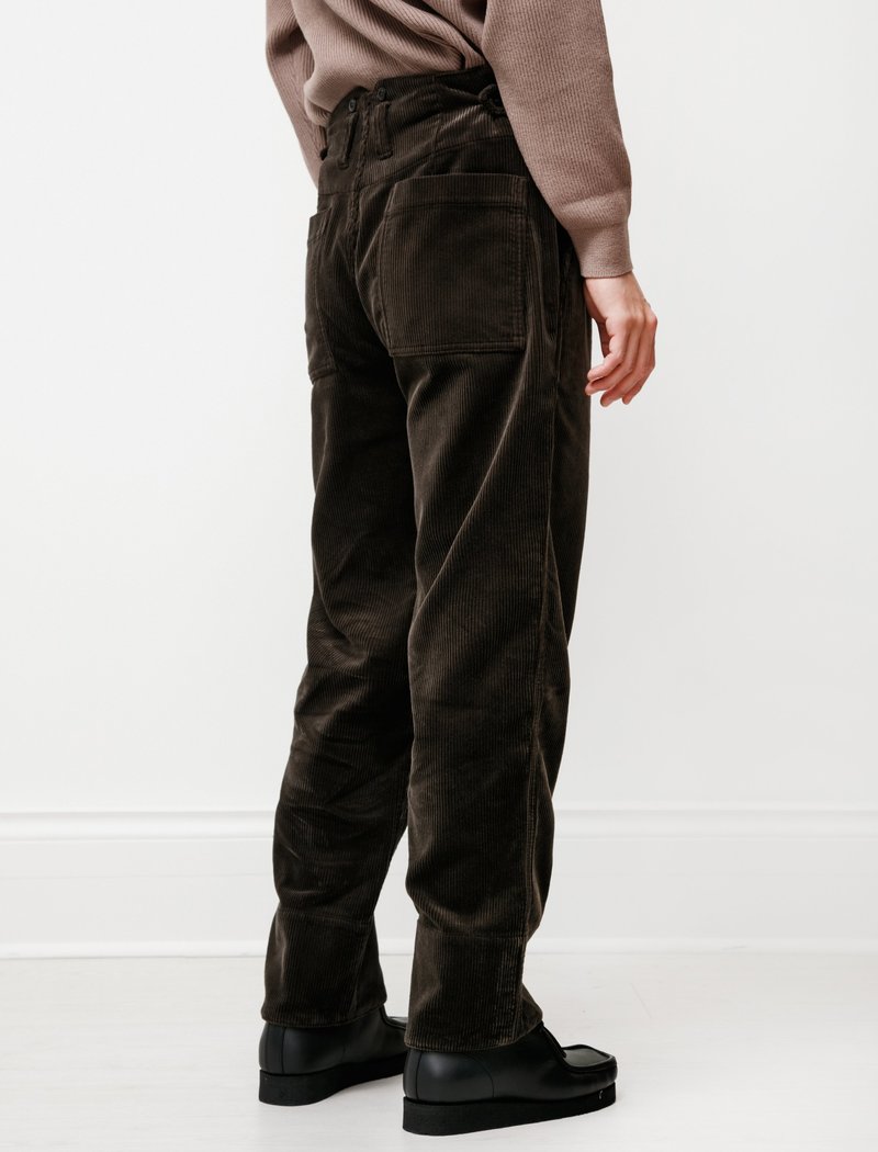 Margaret Howell MHL Wide Hem Trouser - Corduroy Mouse | Garmentory