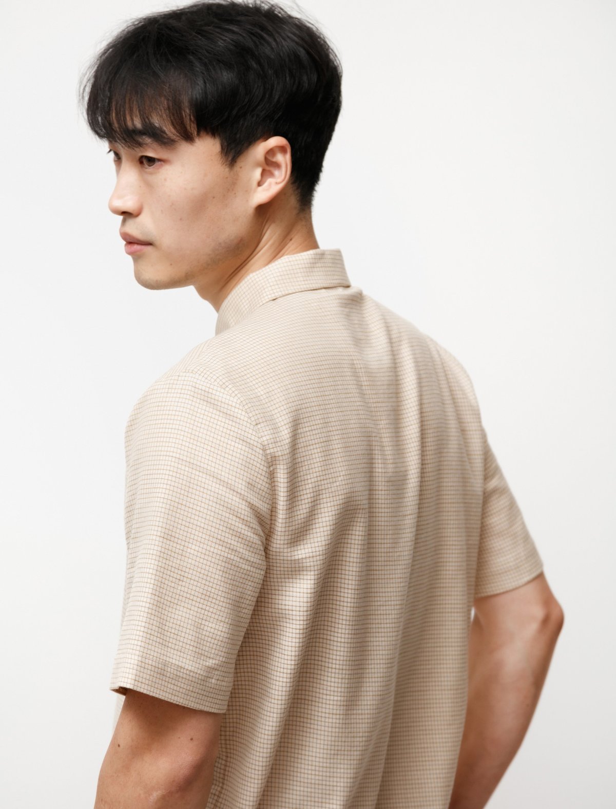 Sefr Mens Suneham Shirt - Office Check | Garmentory