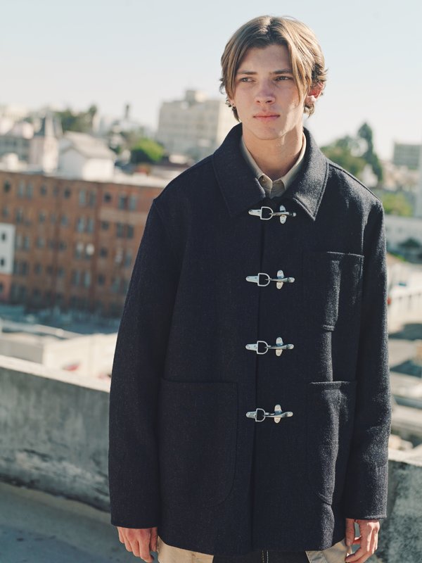 Lanvin Wool Fireman Jacket - Midnight Blue | Garmentory