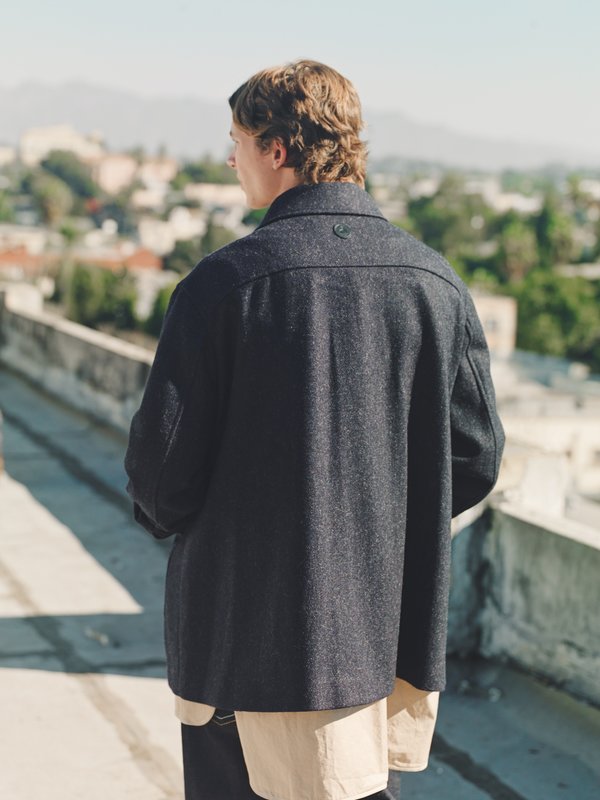 Lanvin Wool Fireman Jacket - Midnight Blue | Garmentory