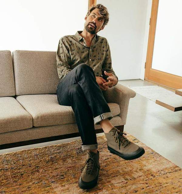 SeaVees Mariners Boot - OD Green | Garmentory display picture 2