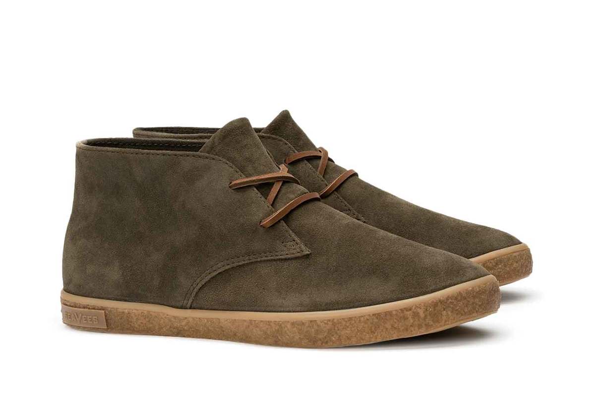 New Seavees Boots Mens 8 Shadow Gray Suede Sun Tans Chukka Ankle Lace Up Shoes SeaVees Sun-Tans Chukka - Shadow Grey Suede | Chukka Boots  main image 4