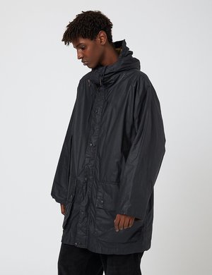 Barbour Hiking Waxed Cotton Jacket - Navy | Garmentory