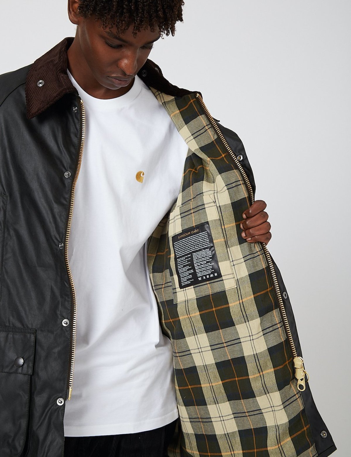 ROKU別注　Barbour OS BEAUFORT Barbour OS Beaufort Waxed Jacket - Sage | Garmentory