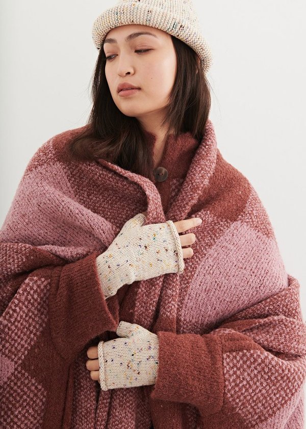 Misha & Puff - Garter Hat in Iris Confetti | Garmentory