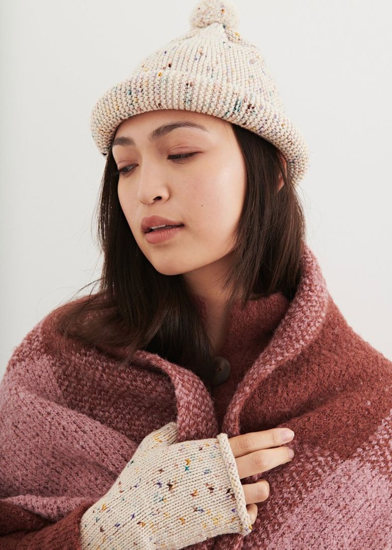 Misha & Puff - Garter Hat in Iris Confetti | Garmentory