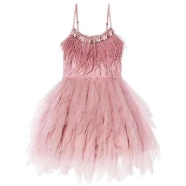 elegant high neck wedding dress Elegant Pink Ballet Tutu Dress for Girls – Rhinestone Embellished Stagewear main image 1