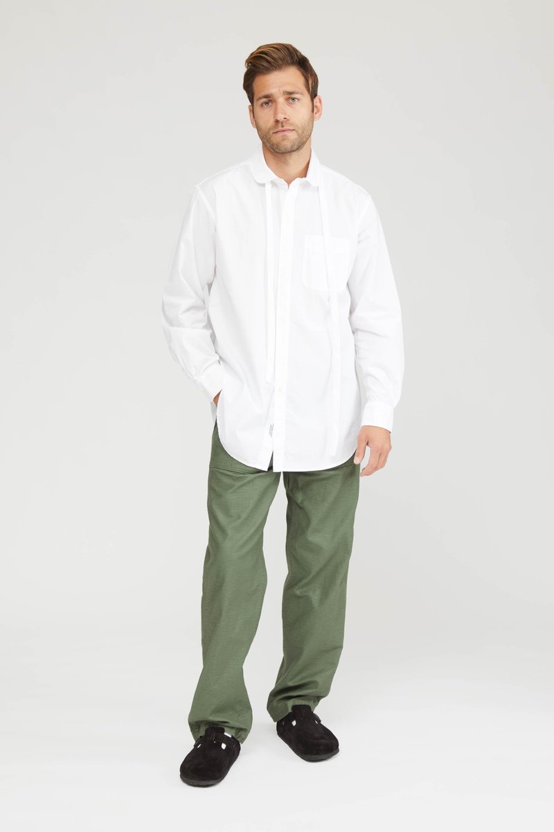 Engineered Garments 100's 2ply Broadcloth Rounded Collar Shirt