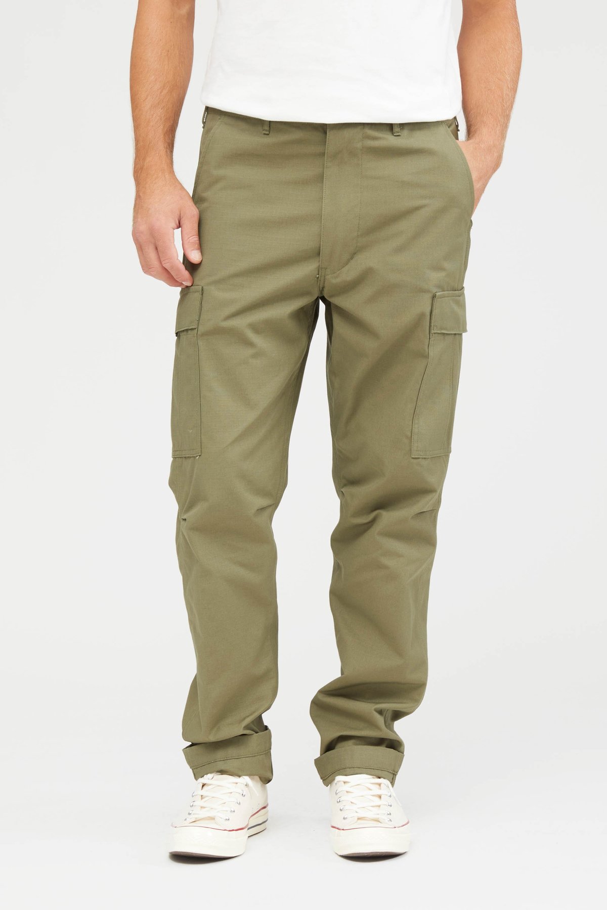 パンツ orSlow Slim Fit 6Pockets Cargo Pants Orslow SLIM FIT 6 POCKET CARGO PANTS - ARMY | Garmentory