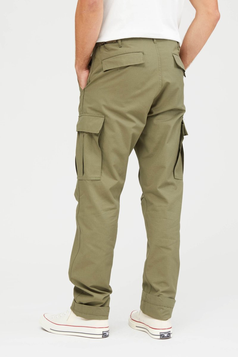 Orslow SLIM FIT 6 POCKET CARGO PANTS - ARMY | Garmentory