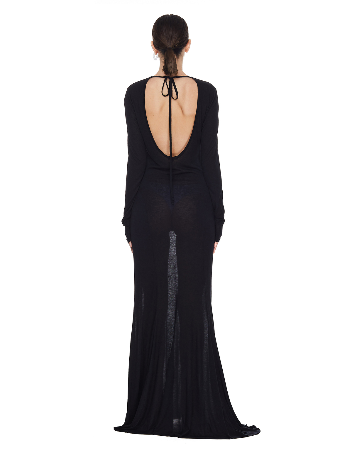 Ann Demeulemeester Viscose Dress - Black | Garmentory
