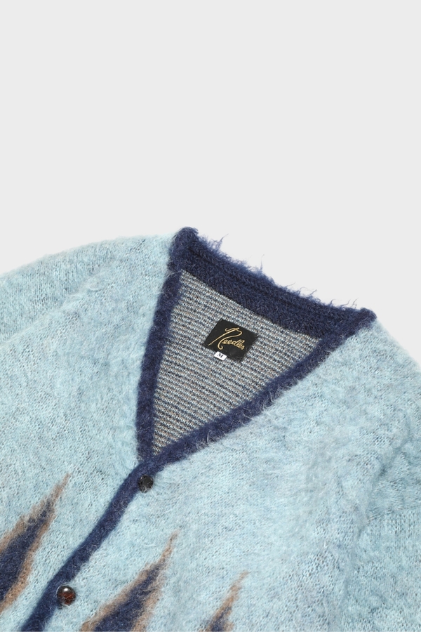 Needles Mohair Flame Cardigan - Navy | Garmentory （Needls）MOHAIR