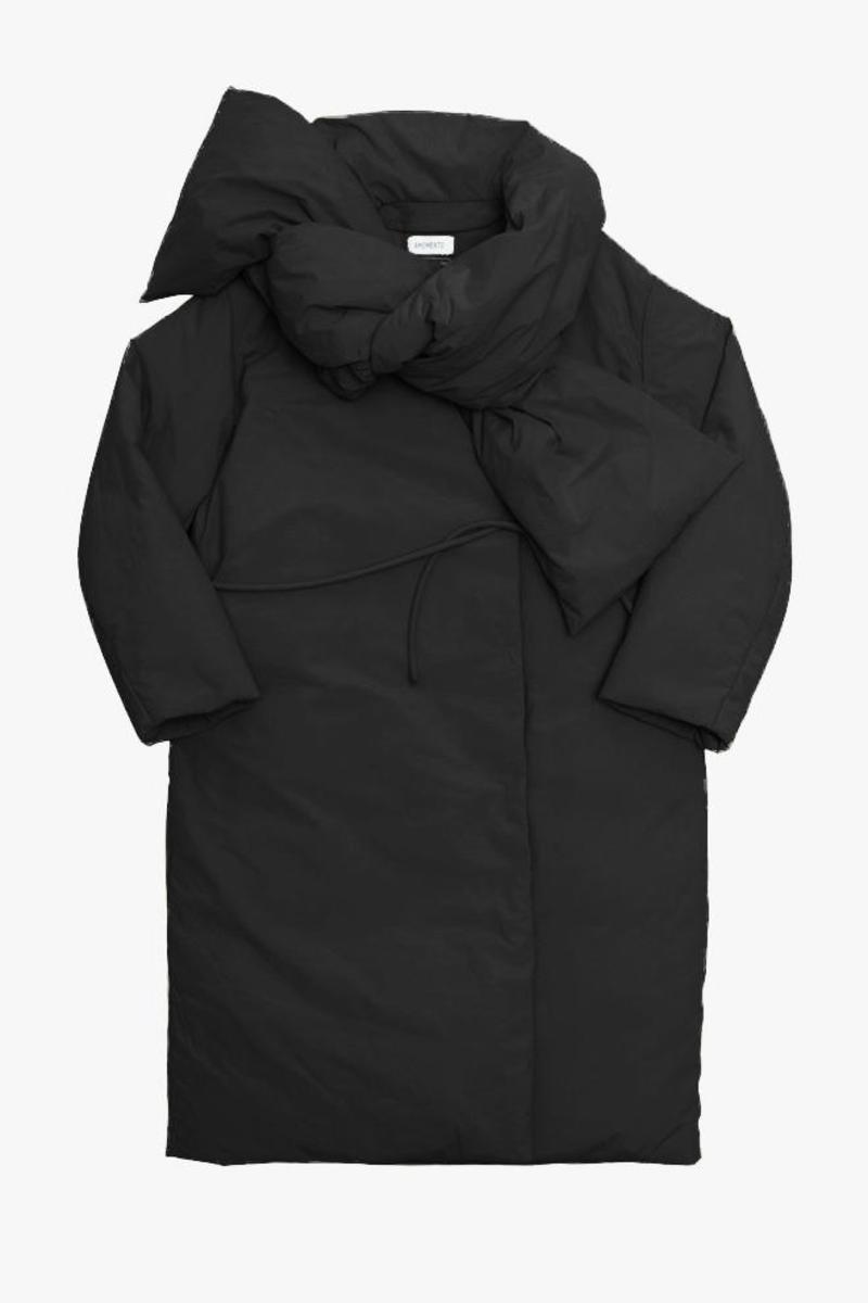 ダウンジャケット AMOMENTO GOOSE DOWN MUFFLER PUFFER AMOMENTO Goose Down Muffler Puffer - Olive | Garmentory