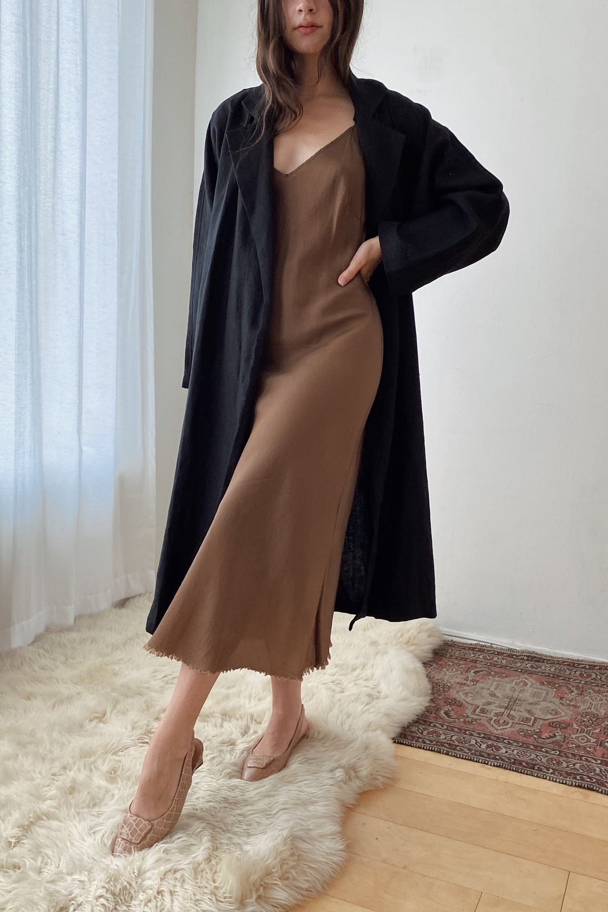 Ozma Carolina Trench - Black - Image 1 of 6