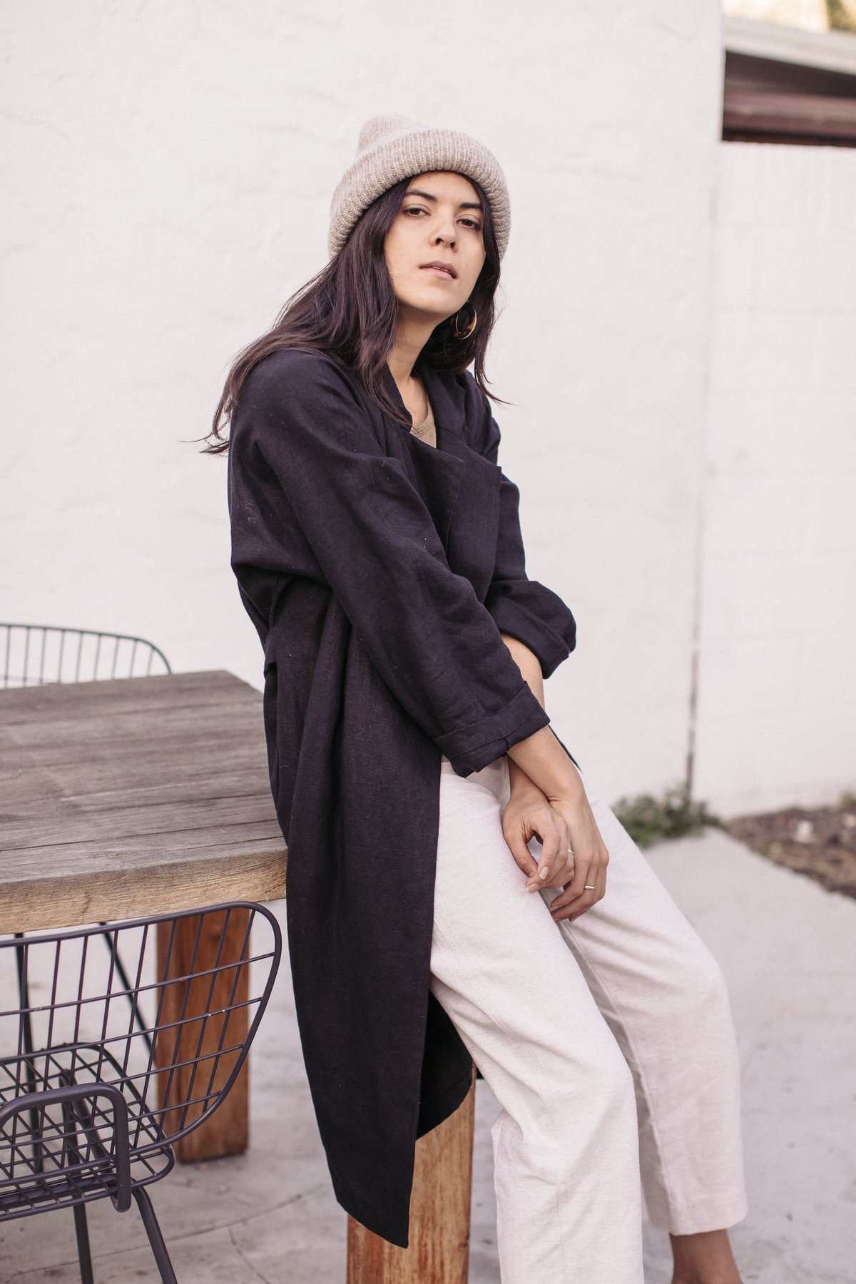 Ozma Carolina Trench - Black - Image 5 of 6