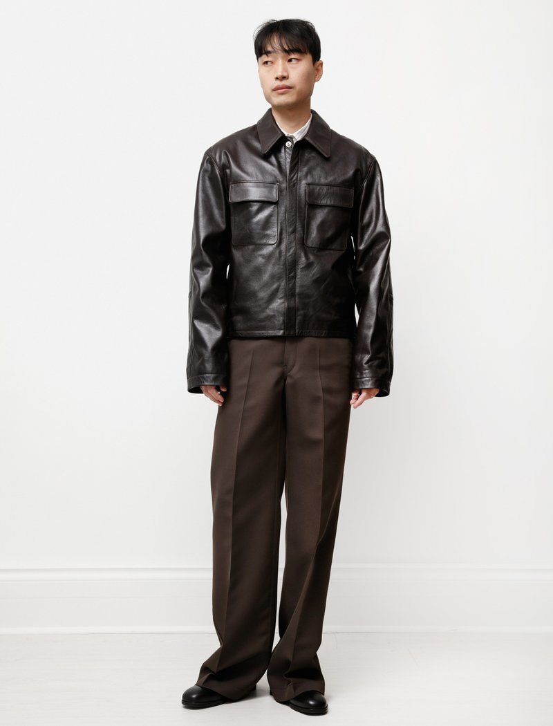 ジャケット・アウター 19aw Lemaire Oversized Blouson Jacket Lemaire $895 SS19 LEMAIRE Black Oversized Wool Blend Men's