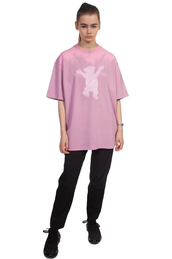 we11done Heat Sensitive Teddy T-shirt Pink