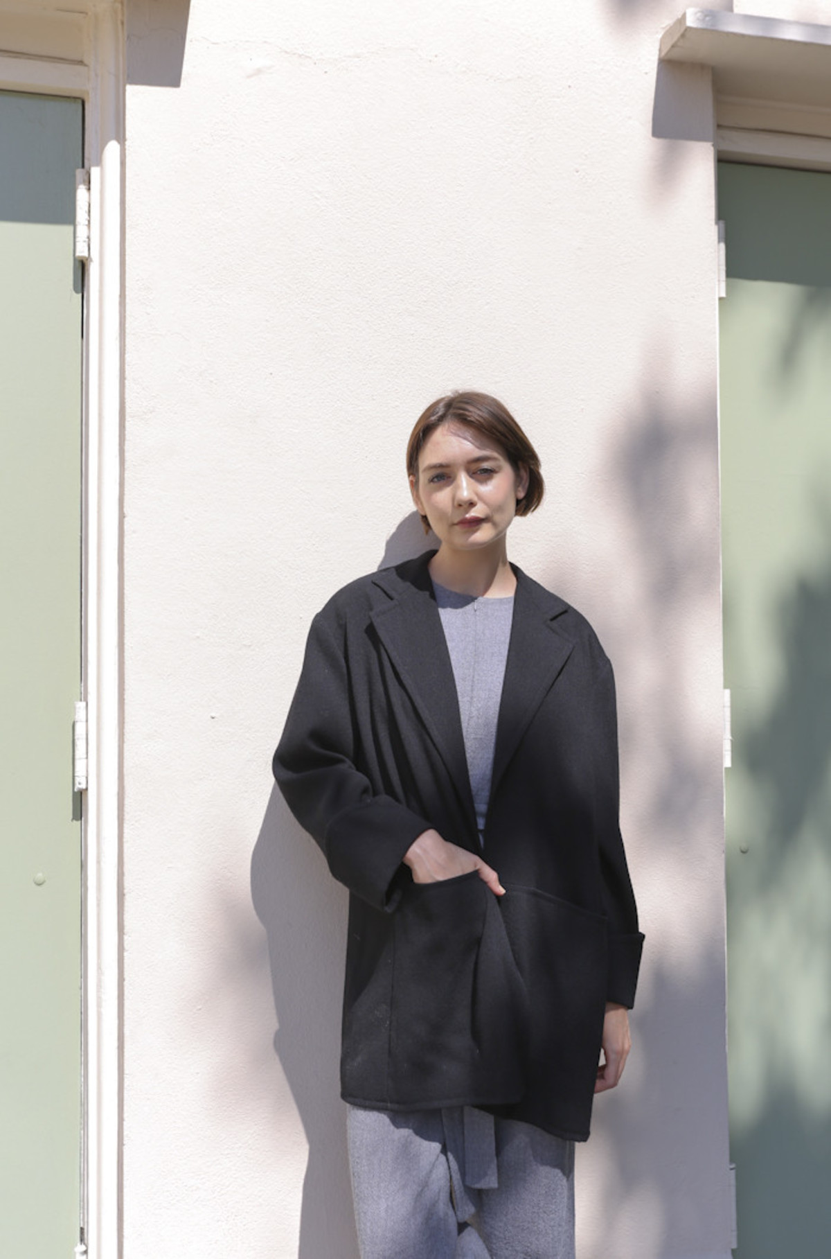 NONNA Vintage 60's-Style Jean Muir Open-Front Jacket