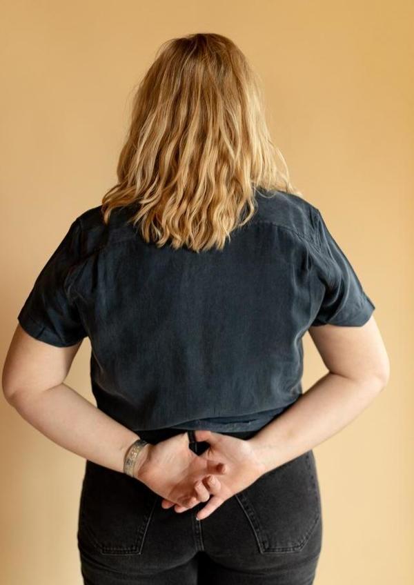 Bridge & Burn Greer Blouse - Pewter Bridge & Burn Greer Blouse - Pewter