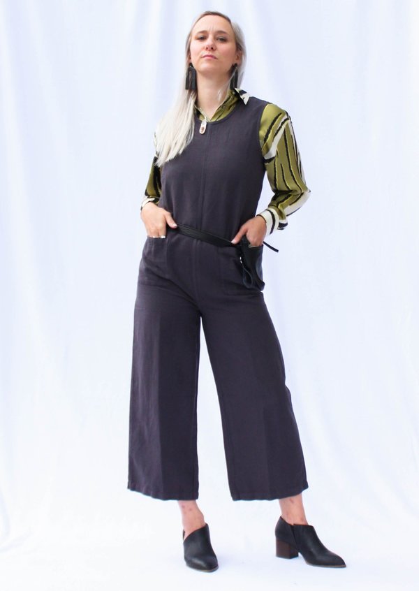 Bridge & Burn Kay Jumpsuit - Charcoal