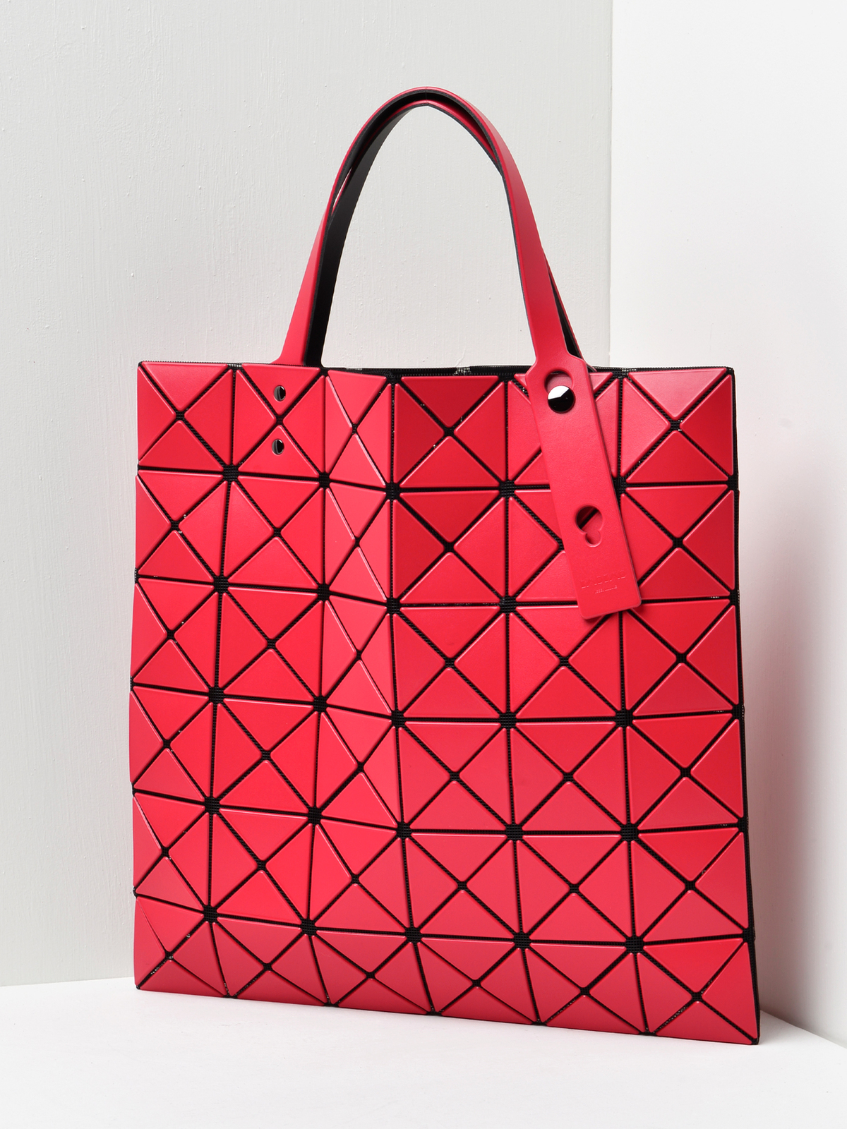 BAO BAO ISSEY MIYAKE LUCENT MATTE 2 Bag - RED | Garmentory