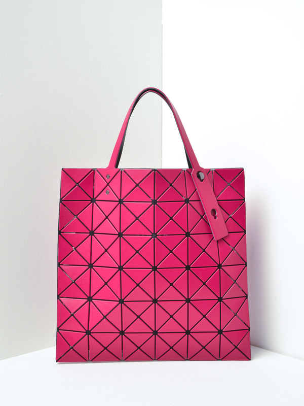 BAO BAO ISSEY MIYAKE LUCENT MATTE-2 TOTE - 25 MAGENTA | Garmentory