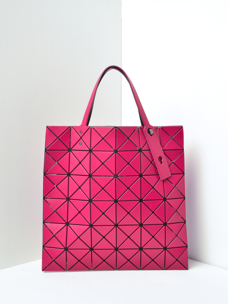 BAO BAO ISSEY MIYAKE LUCENT MATTE-2 TOTE - 25 MAGENTA | Garmentory