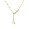 Joan Hornig Jewelry Fit to Succeed-Dumbbell Necklace - 23k Gold - Thumbnail 3