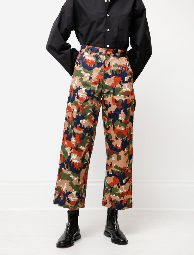 パンツ CAMIEL FORTGENS Worker pants cotton camo Camiel Fortgens Worker Pants - Camo | Garmentory