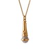 Joan Hornig Jewelry Hot Mic Microphone - Gold - Thumbnail 1