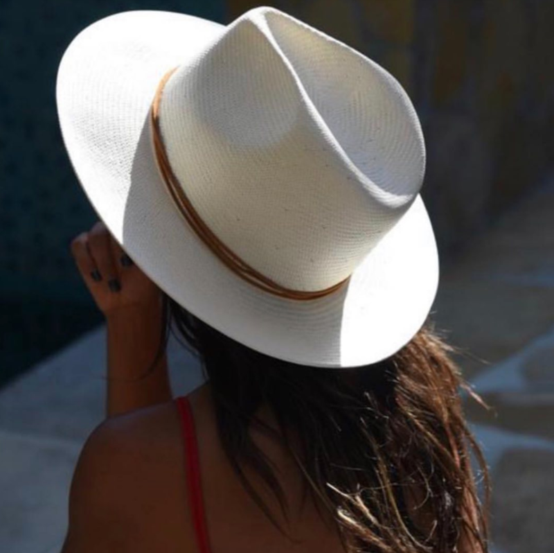 WYETH Lindsey Hat - White | Garmentory display picture 2